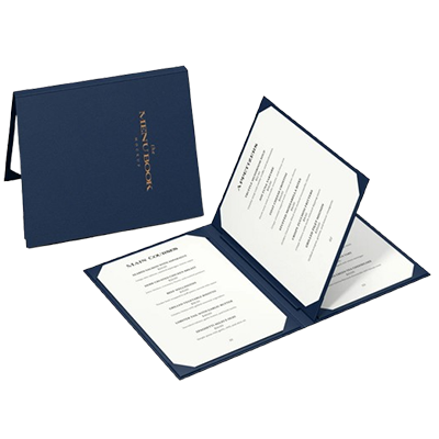 Hard Cover Food Menu