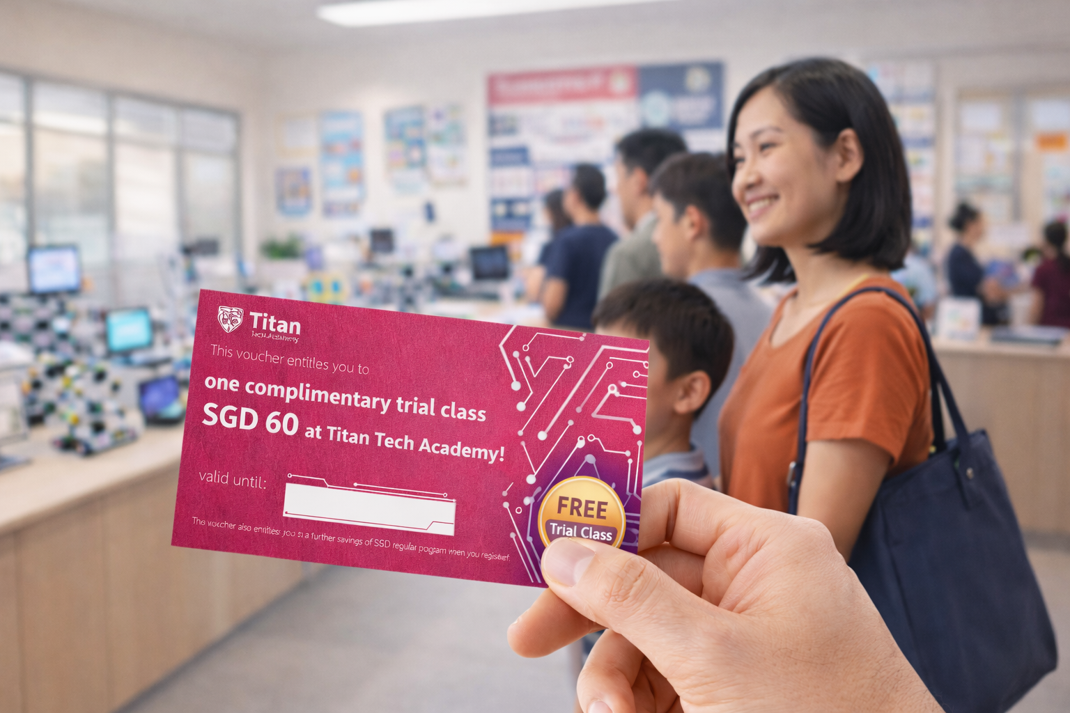 How Vouchers Help Titan Tech Academy Increase Its Enrolment in Singapore