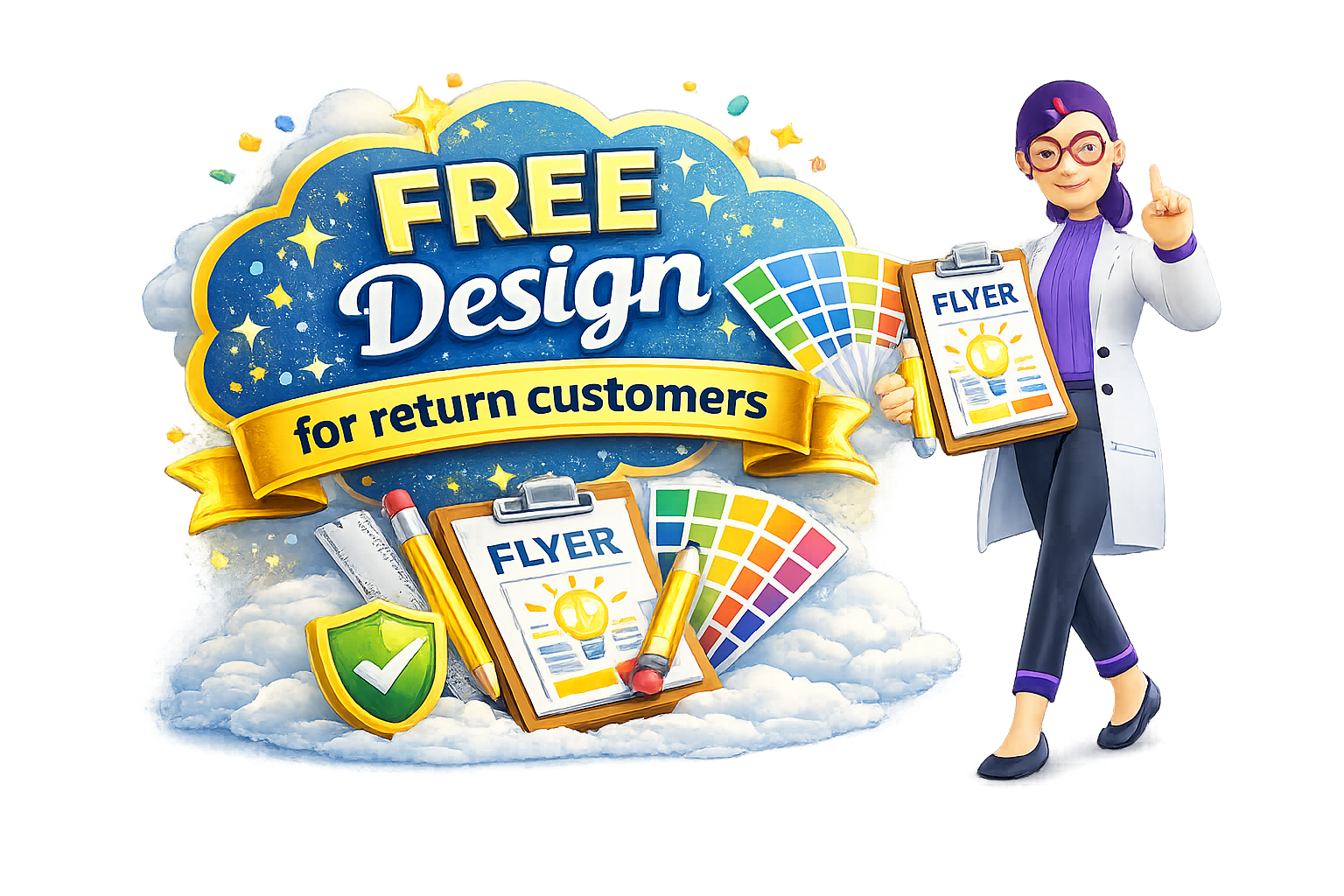 FREE Design for return customers