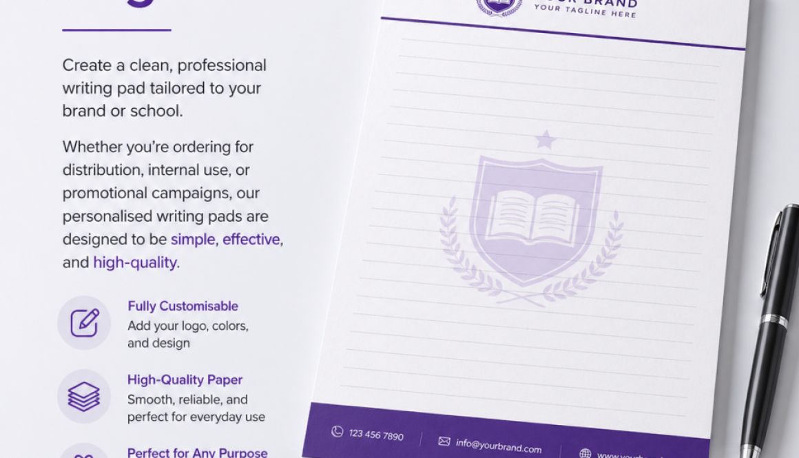 Personalised Writing Pad Printing