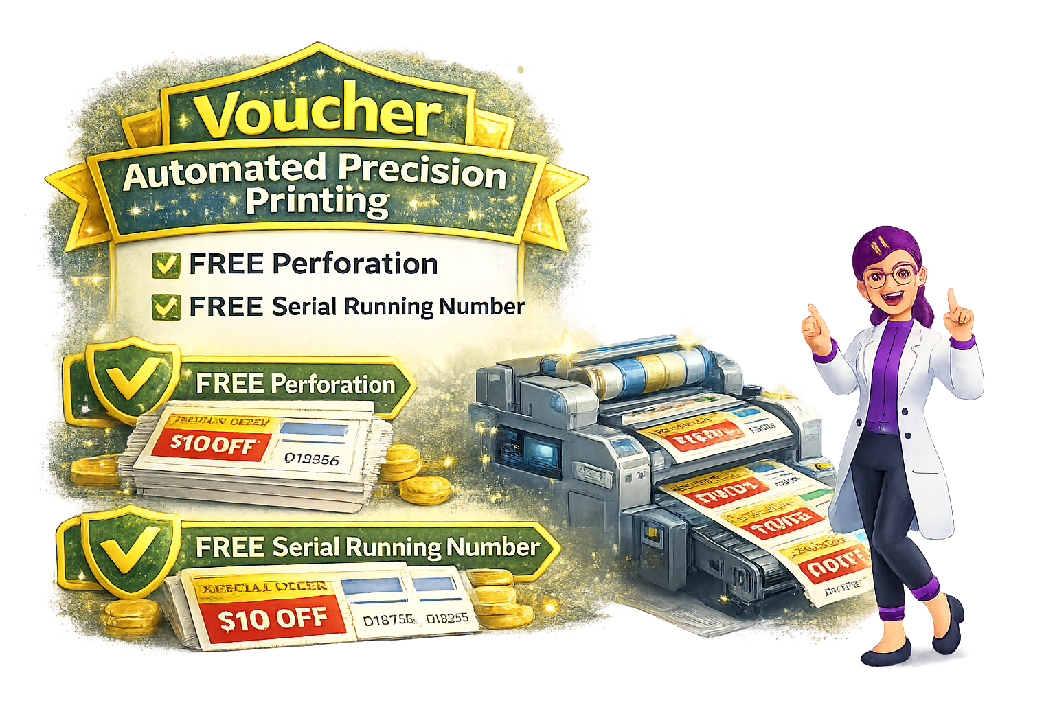 Voucher Automated Precision Printing